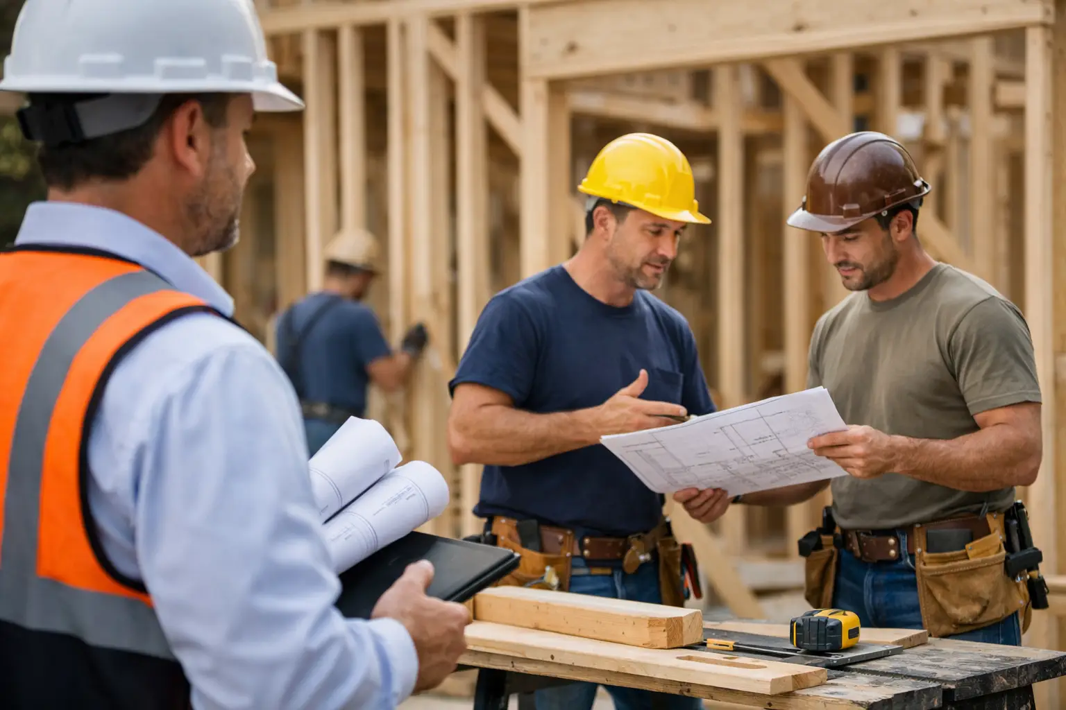 How Builders Coordinate Carpentry Trades