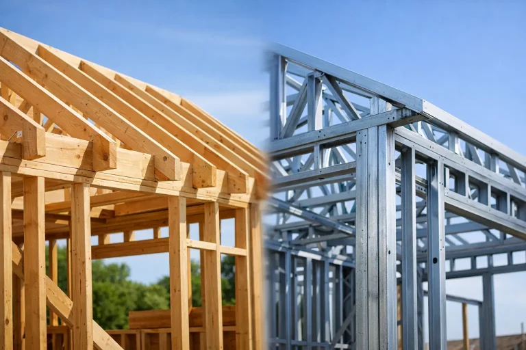Timber Framing vs Steel Framing